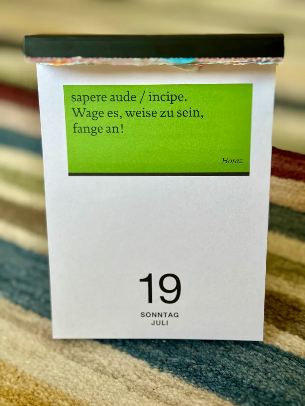 Steig ins Wasser